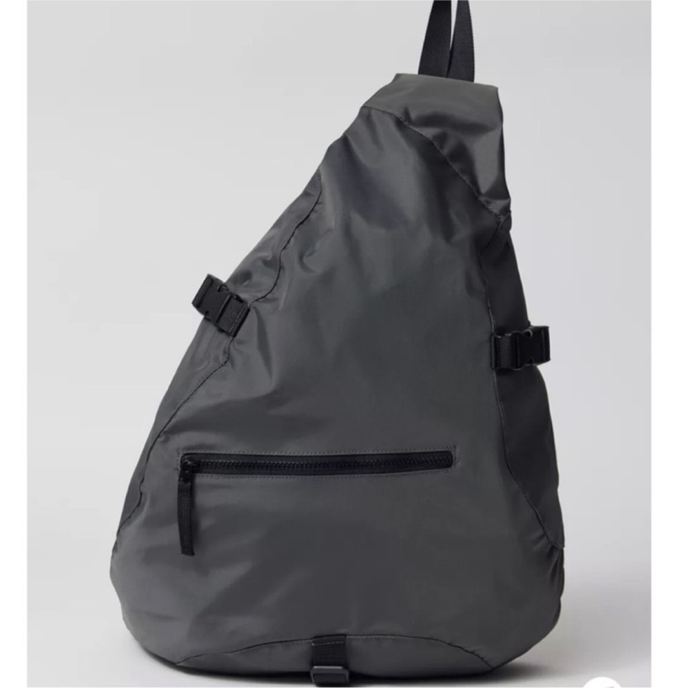 Urban Outfitters City Sling Bag In Grey 20”x16”x6” W/ Back Strap NEW Book Bag